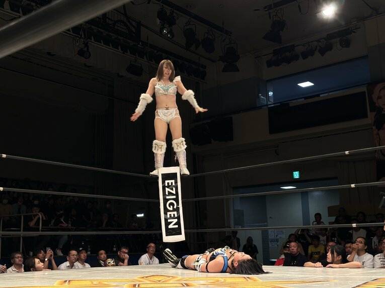 マリーゴールドの女子プロレスラー・桜井麻衣　©Norihiro Hashimoto