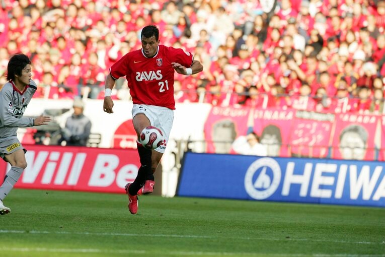 浦和時代のワシントン　©Sprorts Graphic Number