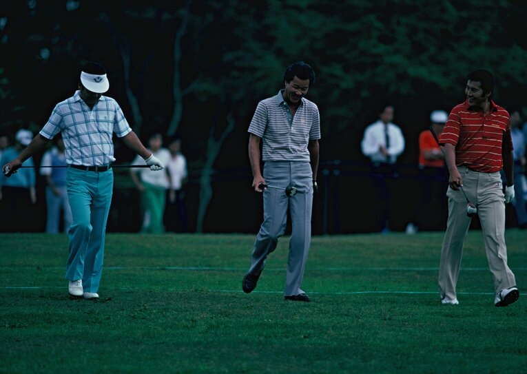 ジャンボ尾崎、当時36歳　©︎BUNGEISHUNJU