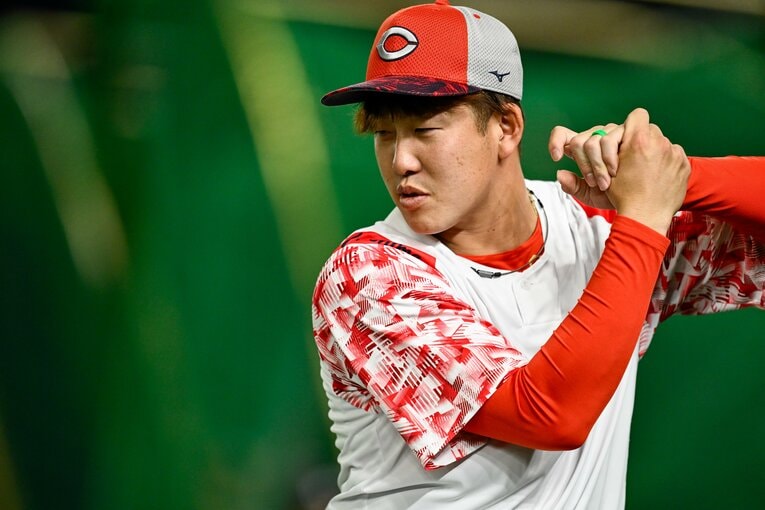 【気づけばカープ主力に…最新】2025年の小園　©Nanae Suzuki