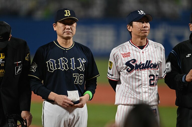 2年連続でシビれる戦いとなっている日本シリーズ。中嶋監督と高津監督の采配の妙も見逃せない　©Naoya Sanuki