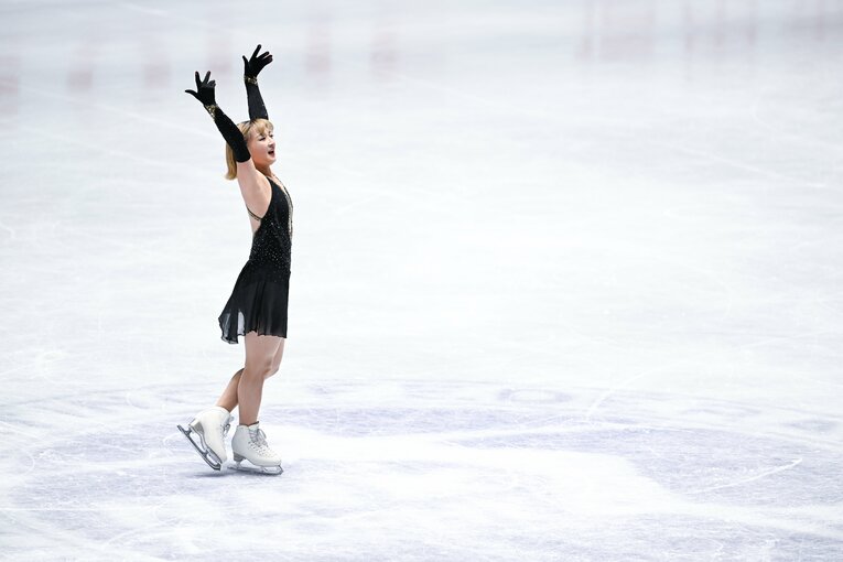 NHK杯、坂本花織のフリー演技　©︎Asami Enomoto