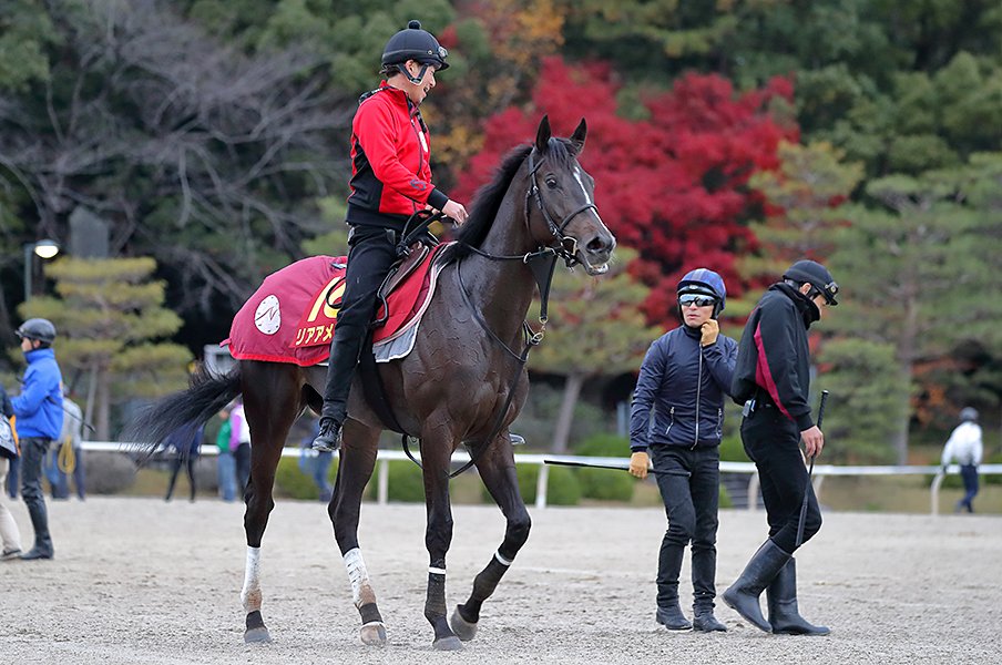 阪神JFの2強は好対照な別タイプ。リアアメリアとウーマンズハート。<Number Web> photograph by Yuji Takahashi