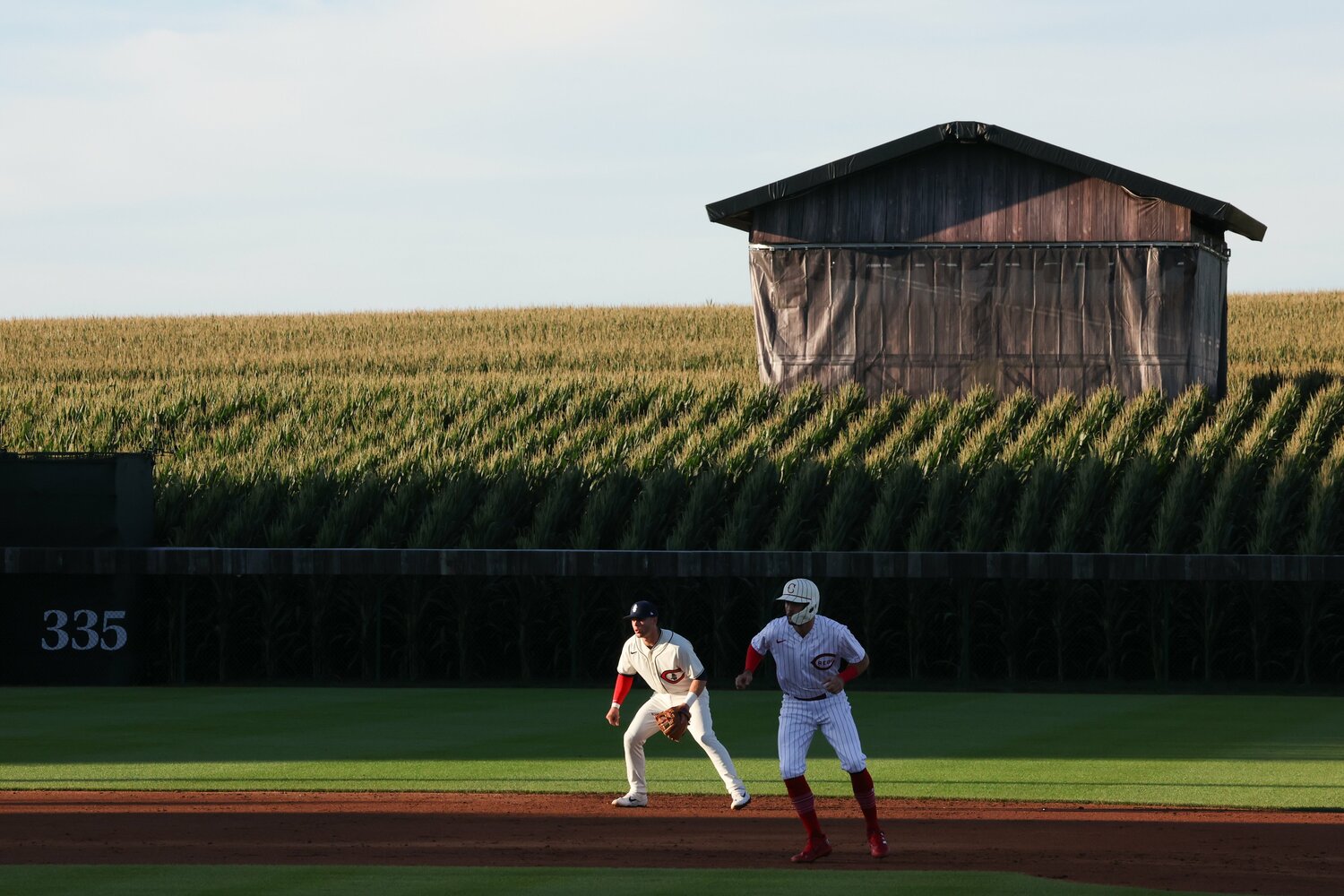 2022年8月、映画『フィールド・オブ・ドリームス』の舞台で行われたレッズ対カブスの試合 ©Getty Images