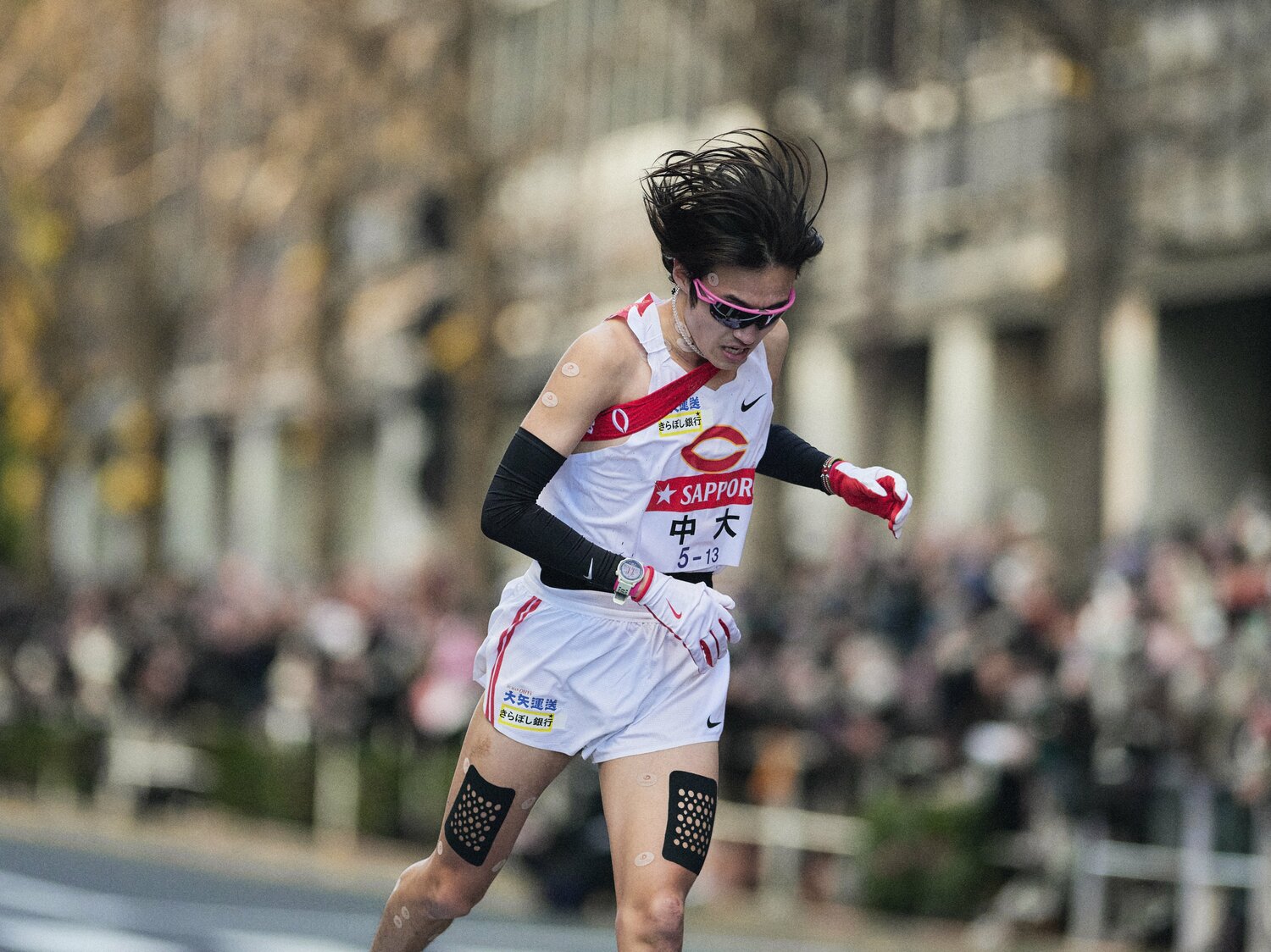 優勝候補と期待された中大。昨年と同じ総合5位に終わった　©Yuki Suenaga