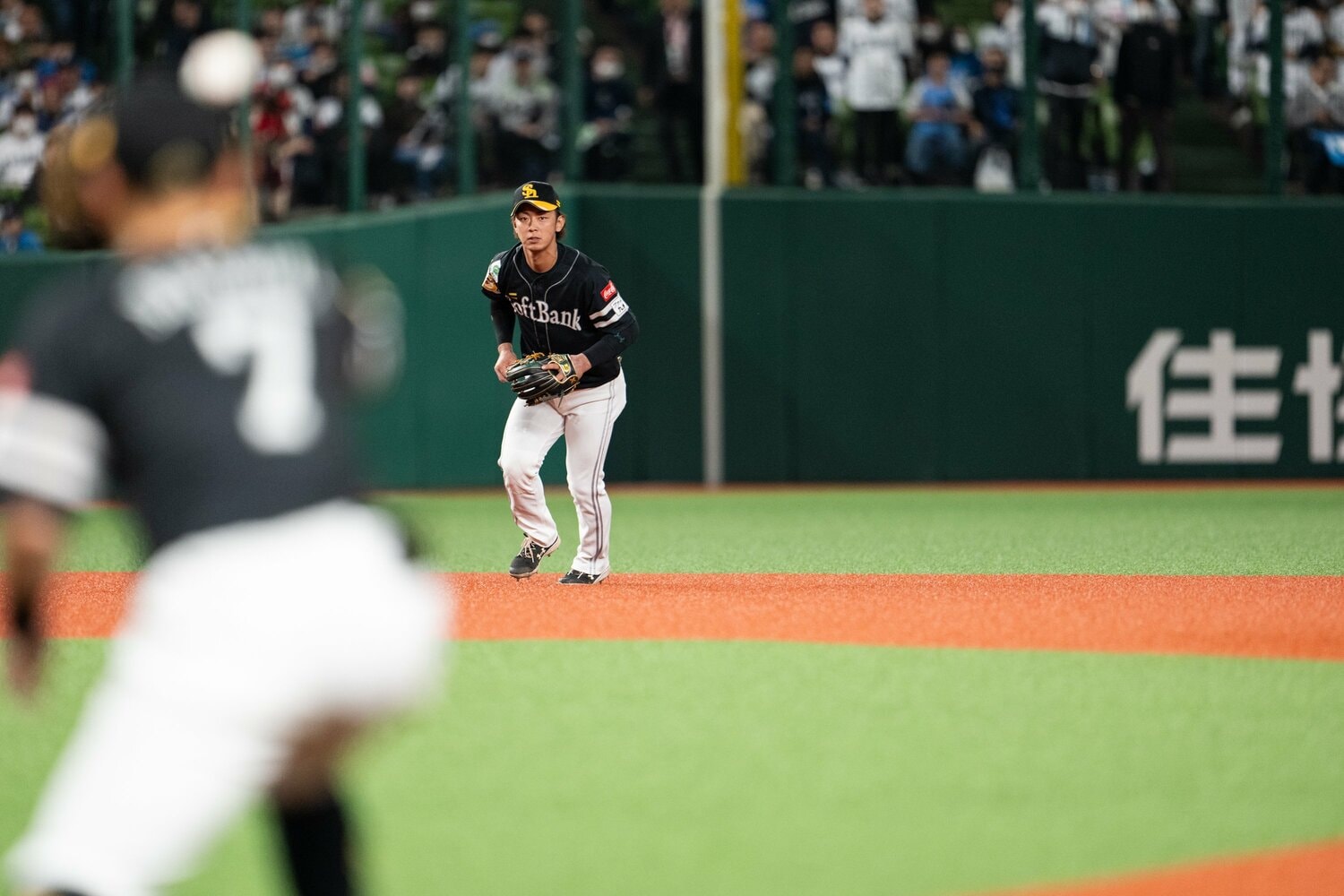 今季もショートで活躍している ©Nanae Suzuki