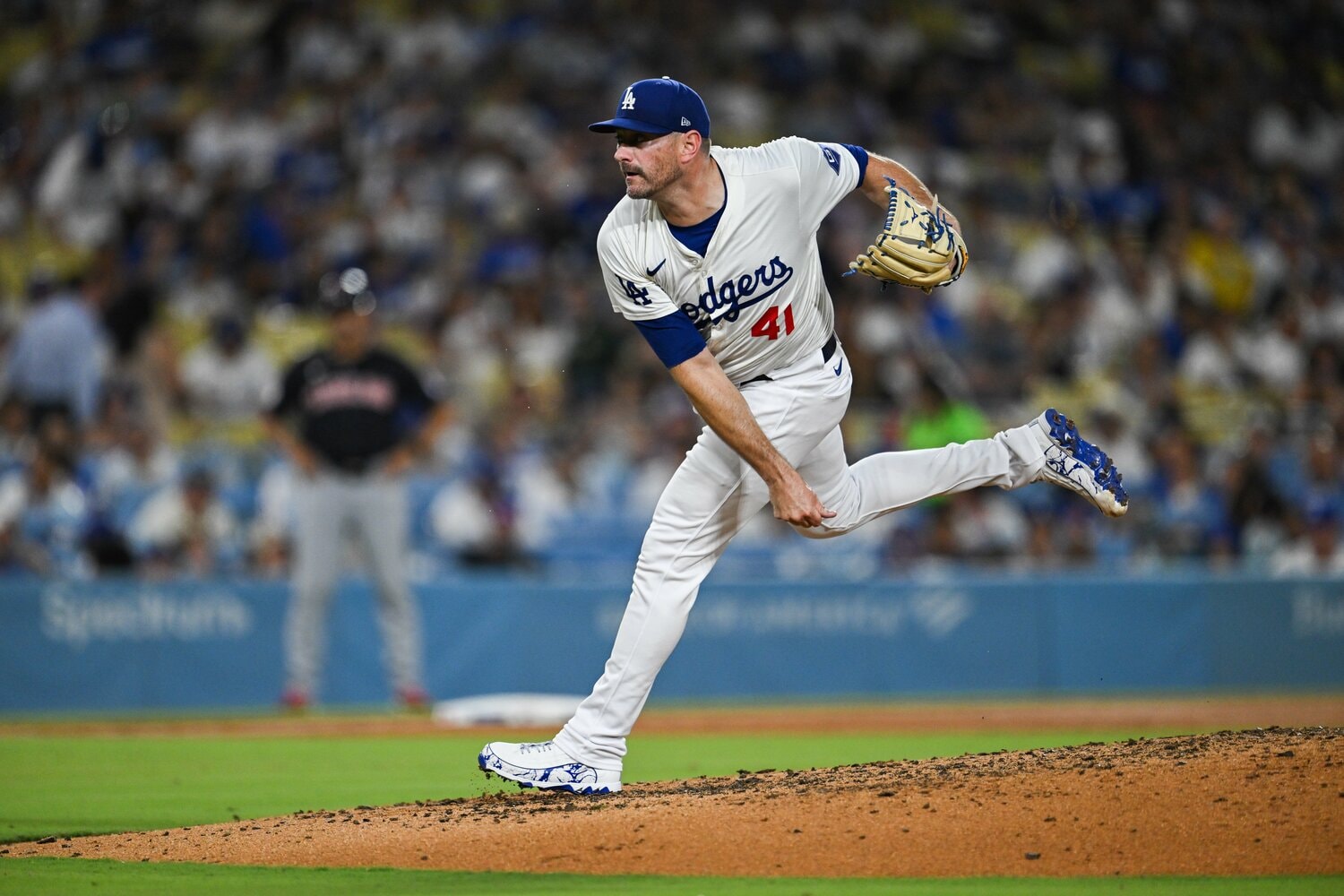 ドジャースリリーフ陣の一角を担うハドソン　©Nanae Suzuki