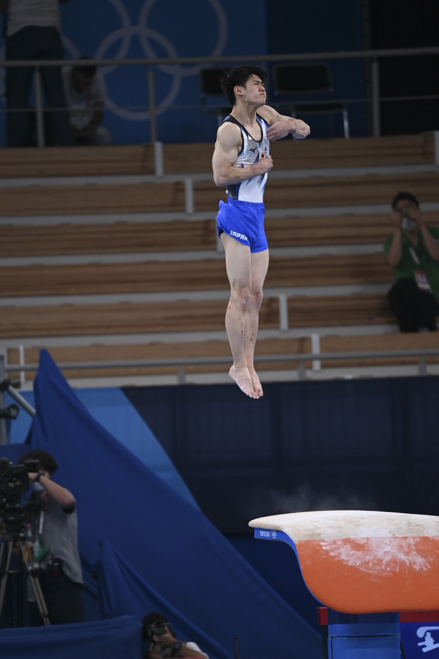 跳馬は一瞬でも目が離せない競技性を有している　©Asami Enomoto/JMPA