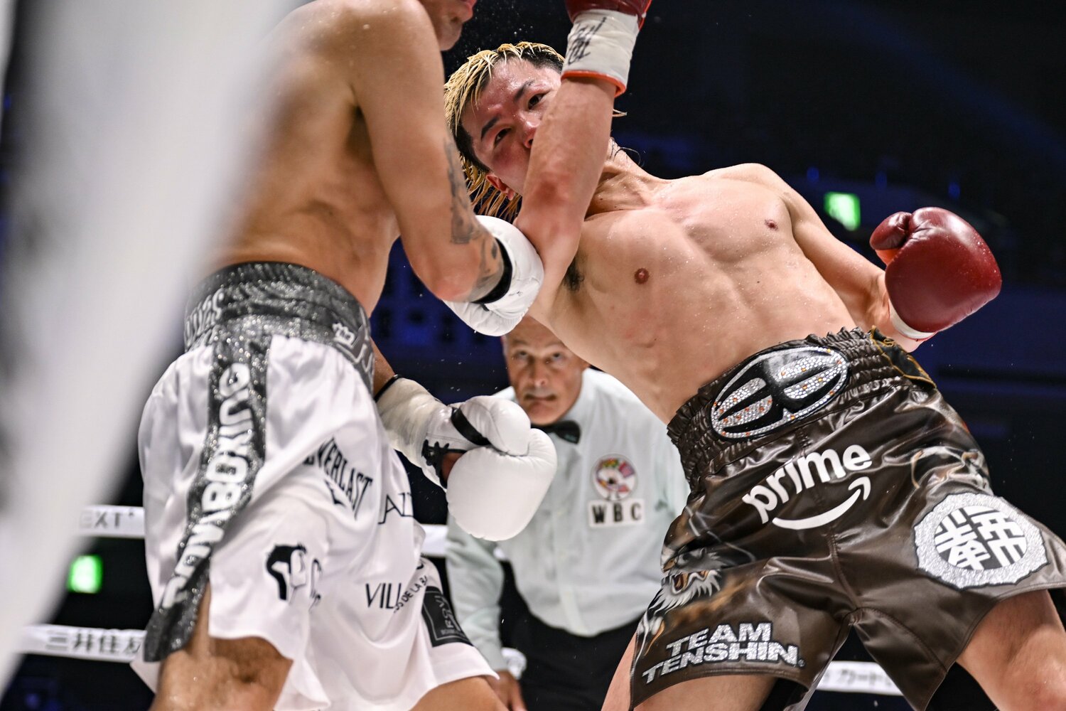 グレイ記者が評価した那須川天心の右アッパー　©︎Hiroaki Finito Yamaguchi