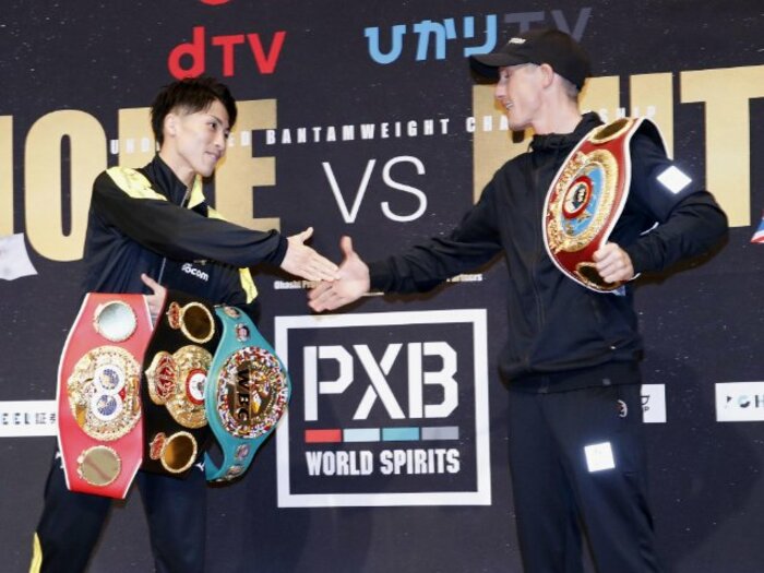 井上尚弥が挑む4団体統一戦の“歴史的な価値”とは？ バトラーにKO勝ちなら史上初の快挙達成、「1.01倍」の確勝級オッズも＜Number Web＞ photograph by KYODO