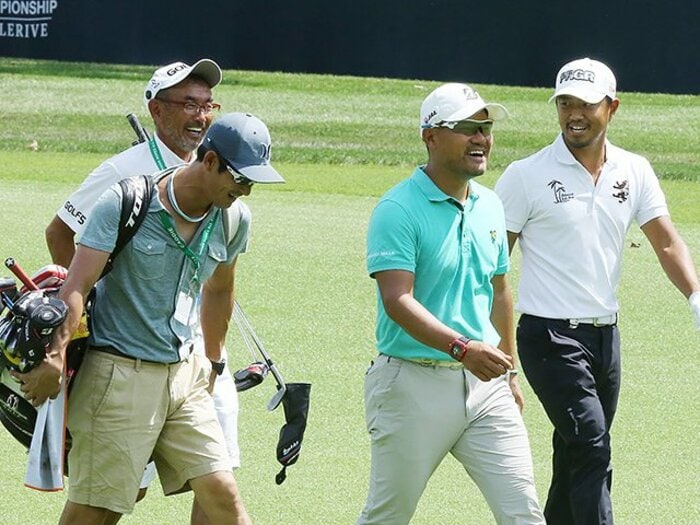 ゴルフは個人競技か、チーム競技か。選手間の情報共有が最強の練習法？＜Number Web＞ photograph by Yoichi Katsuragawa