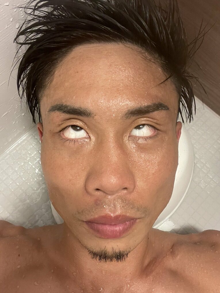 初防衛戦前の減量時（22年4月）