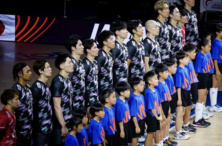 VNLカナダ戦　©Volleyball World