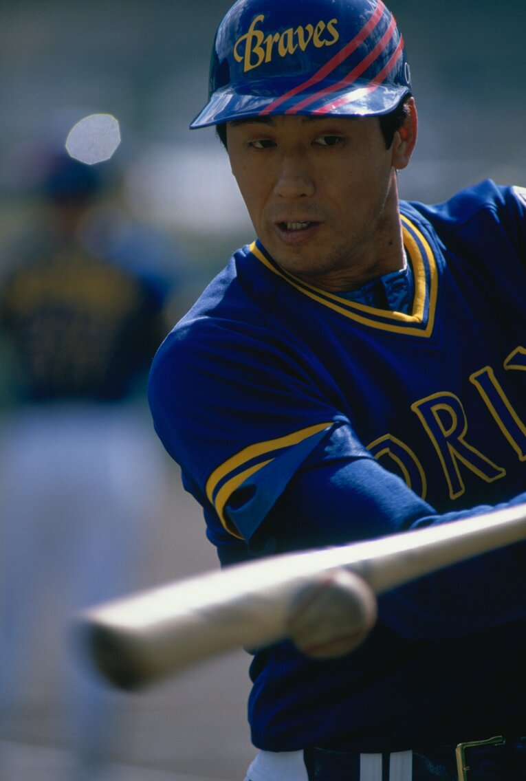 オリックスから移籍の松永浩美は阪神を経てダイエーへ。巧打者として活躍　©BUNGEISHUNJU