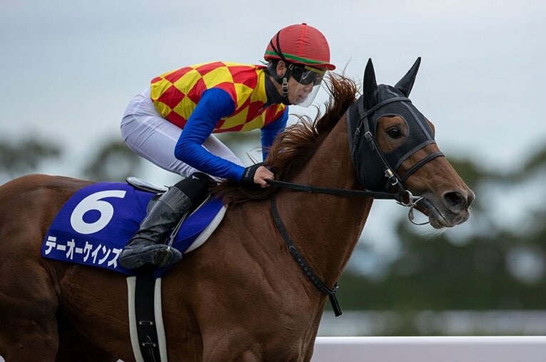 昨年のチャンピオンズカップを1番人気で勝ち切った際のテーオーケインズ ／ photograph by Photostud