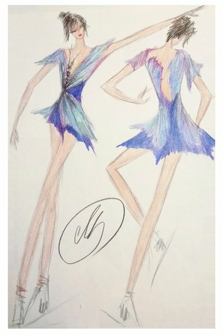 シェルバコワの衣裳が一瞬で変わる。その秘密をデザイナーに直接聞いた。(3)