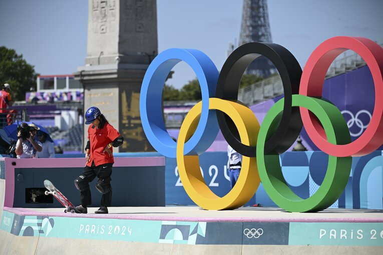 東京五輪金メダリストの四十住だったが、ケガの影響もありパリでは予選落ちに終わった　©Asami Enomoto/JMPA