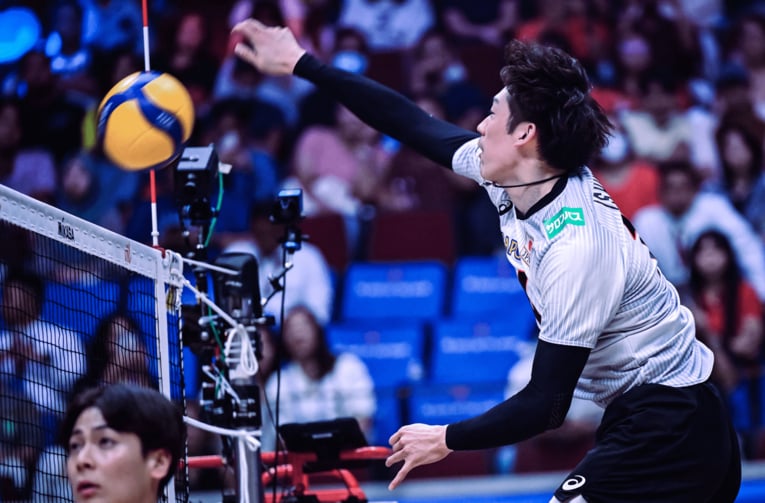 石川祐希（NVL中国戦）　©︎FIVB