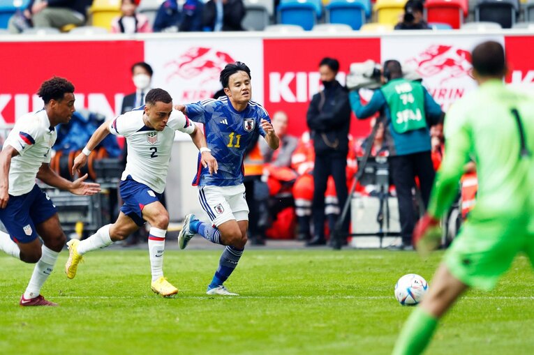 「鎌田大地、三笘薫の得点や久保建英の守備は…」「ドイツ、スペイン相手だとどうなるか」欧州在住カメラマン視点で見るアメリカ戦(45)