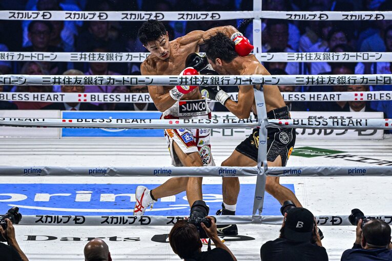 中谷潤人vs.ペッチ・ソー・チットパッタナ（WBC世界バンタム級タイトルマッチ）©Takuya Sugiyama