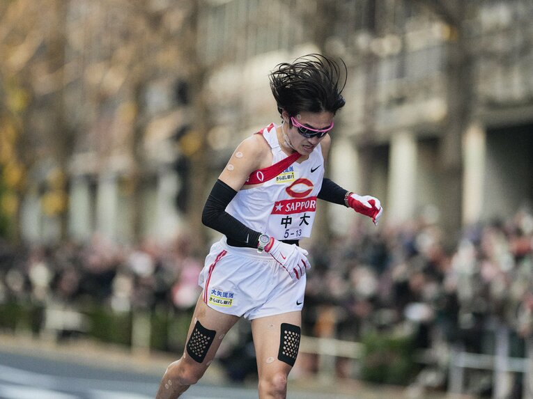 優勝候補と期待された中大。昨年と同じ総合5位に終わった　©Yuki Suenaga