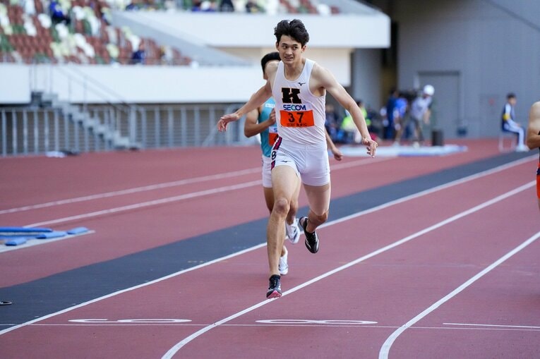 関東インカレではフラットレースの400ｍでも好記録をマーク　©Satoshi Wada