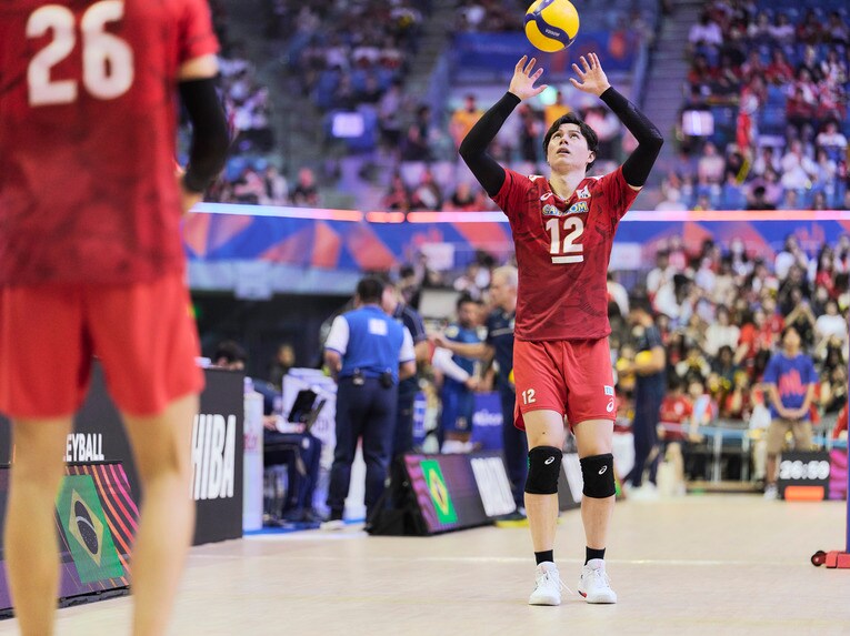 2025年VNLブラジル戦　©︎Yuki Suenaga