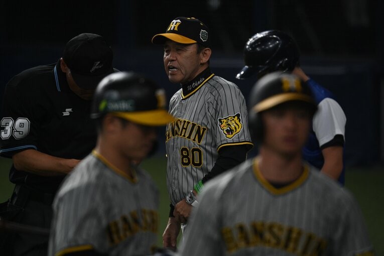 2023年日本シリーズの岡田彰布　©HIdeki Sugiyama