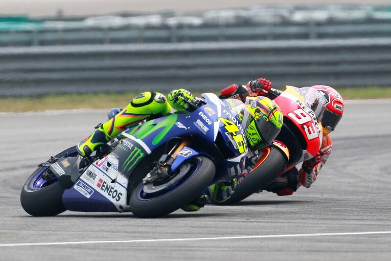 2015年のマレーシアGP。史上最高の才能を持つ2人が史上最低のレースを展開した　©Getty Images