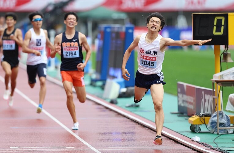 U20日本選手権の優勝（写真）でU20世界選手権の代表にも選ばれた吉澤。準決勝まで進出　©Tokyo Sports