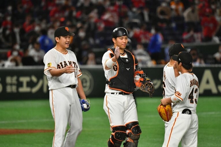 大城の盗塁阻止率は素晴らしい数値だ　©Hideki Sugiyama