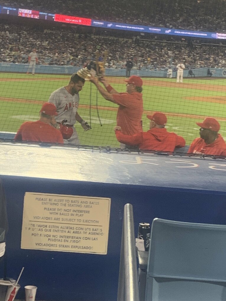 【ドジャースタジアム】目の前で兜セレブレーションを2度も見られた。一生の思い出だ