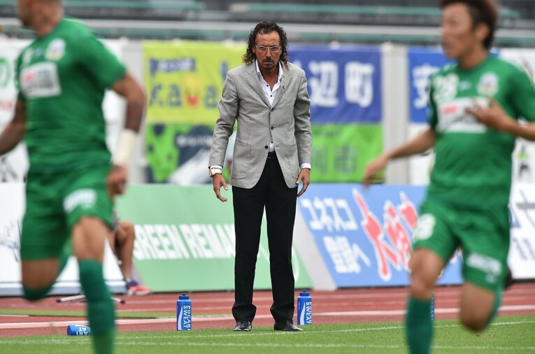 2014年から約2年半、FC岐阜（当時J2）を率いたラモス瑠偉　©︎J.LEAGUE