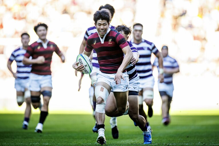 FB矢崎由高（早大2年）©︎Kiichi Matsumoto