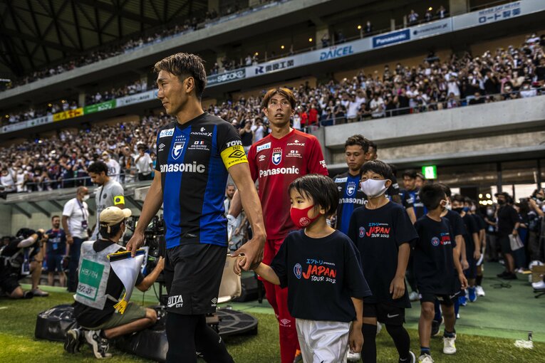 3戦目に好セーブを見せた東口　©Takuya Sugiyama