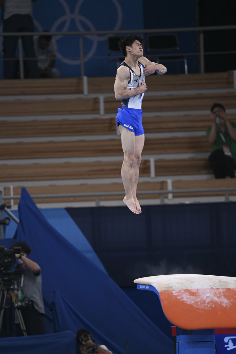 跳馬は一瞬でも目が離せない競技性を有している　©Asami Enomoto/JMPA