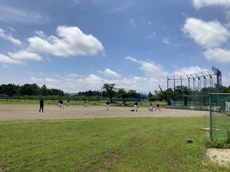 加美農業の練習風景