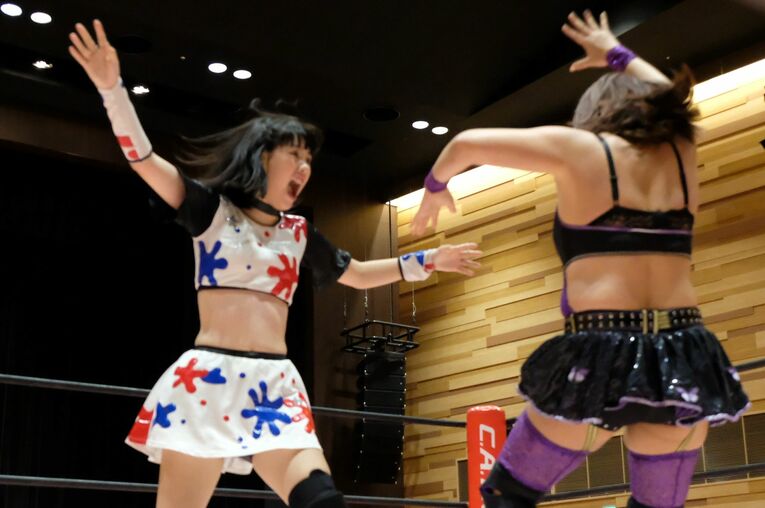 レスラー時代の黒崎セラ（YUMI）