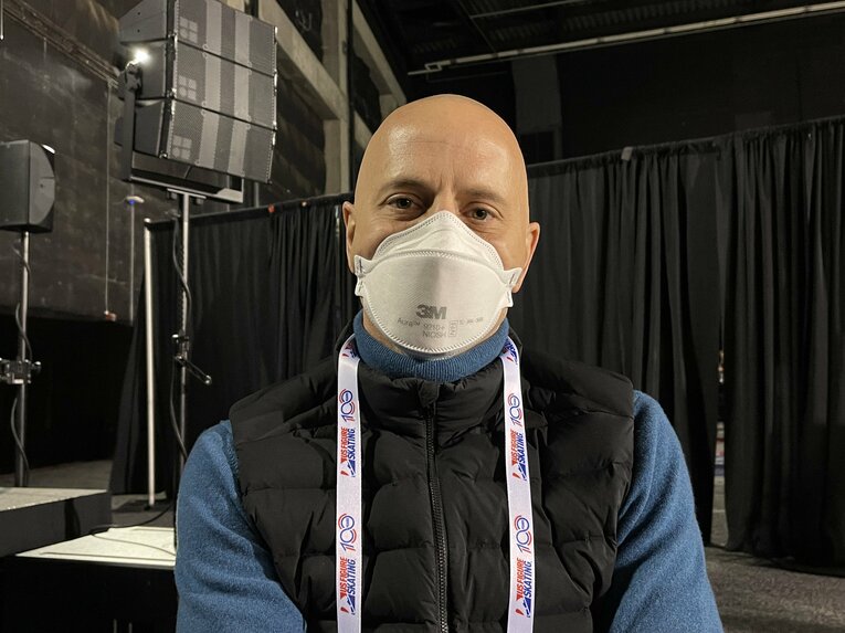 全米選手権の会場で撮影したボイタノの現在の姿　©Akiko Tamura