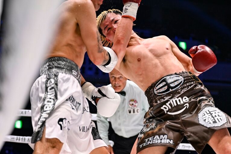 グレイ記者が評価した那須川天心の右アッパー　©︎Hiroaki Finito Yamaguchi