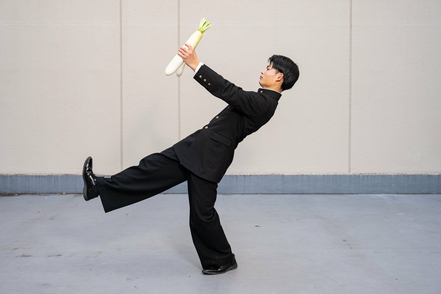 ポイントとなるのは足だという　©Nanae Suzuki