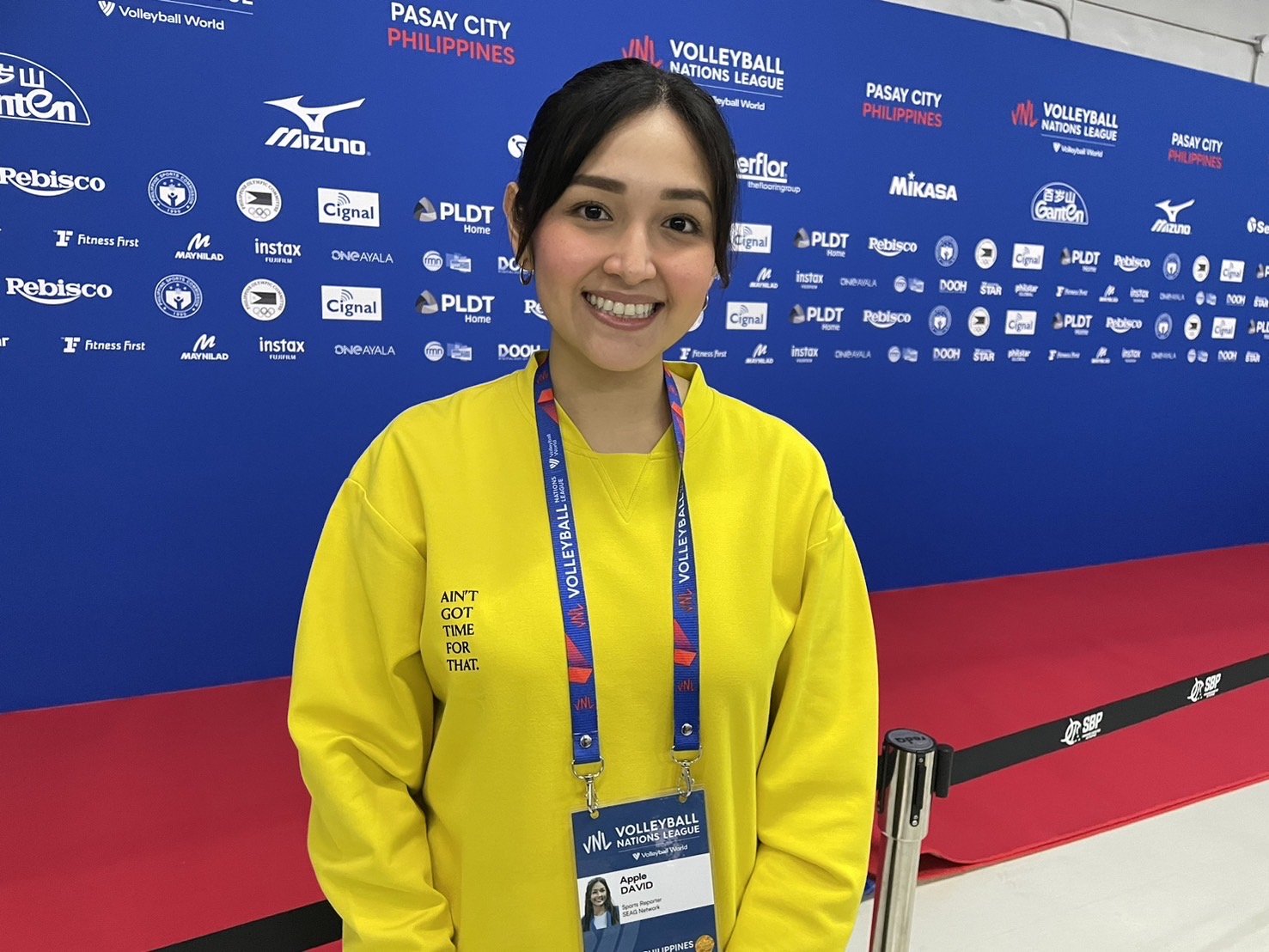 取材に応じてくれたアップルさん（筆者撮影）