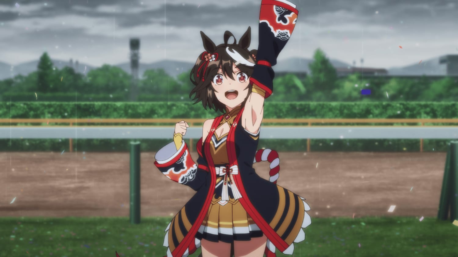 ジャパンカップを制したキタサンブラック　©2023 アニメ「ウマ娘 プリティーダービー Season 3」製作委員会