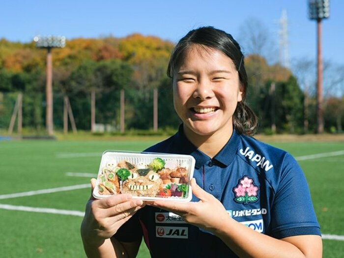 ラグビー女子代表のお弁当拝見!南早紀の恐るべき炊き込みご飯。<Number Web> photograph by Asami Enomoto