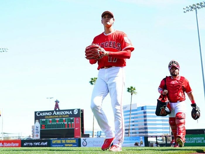 二刀流の調整は、時間が2倍必要だ。大谷翔平が開幕に焦る必要はない。＜Number Web＞ photograph by Getty Images