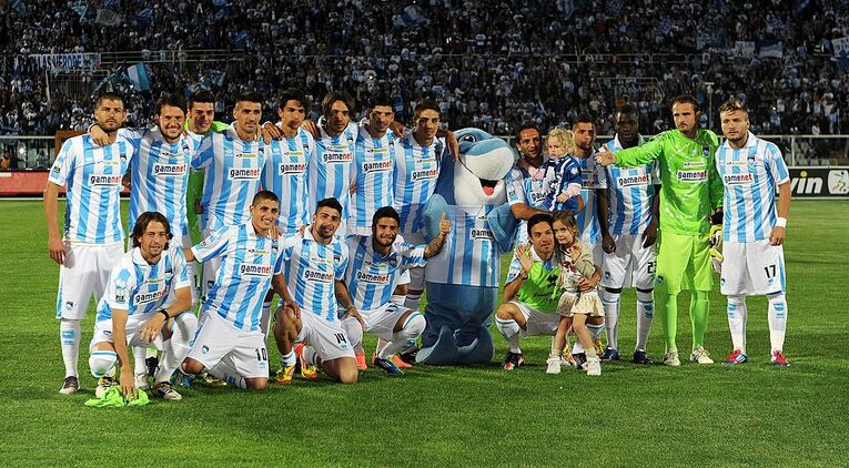 2011-12シーズンのペスカーラ。42試合で90得点と圧巻の攻撃力を誇った©Getty Images