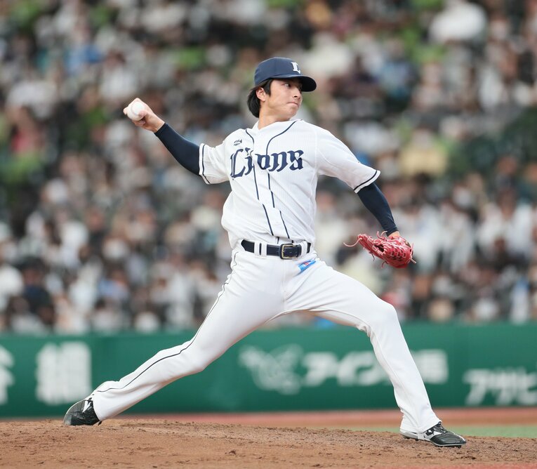 一軍のマウンドで再び勇姿が見られる日をファンは待ち望んでいる　©︎JIJI PRESS