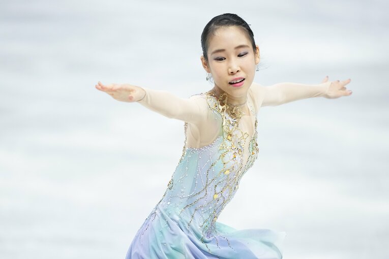 2021年全日本選手権のフリー　©Asami Enomoto