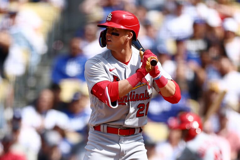 大谷翔平との初対戦、ヌートバーの打球は“上がる”だろうか？　©Getty Images