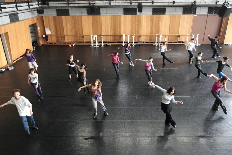 劇団四季のダンスレッスン　©Atsushi Hashimoto